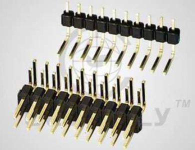 PIN HEADER 16PIN(2x8) 2.54mm MALE R/A THT (DS1022-2X8RF11-B)