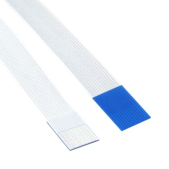 CABLE FLAT FLEXIBLE 30P 0.50mm 100mm WHITE (L-KLS17-FFC-0.5-30PL100B)