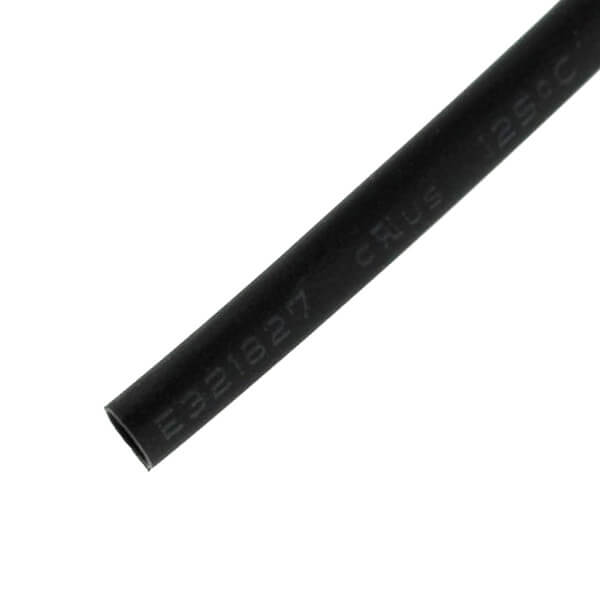 MAC HEAT SHRINK 2.5MM BLACK 2:1 (WOER-R2.0-BLACK)