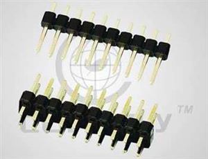 HEADER 1x40 2.54MM 11.60mm 180* MALE THT - BYTE 01130  - DS1021-1X40SF11