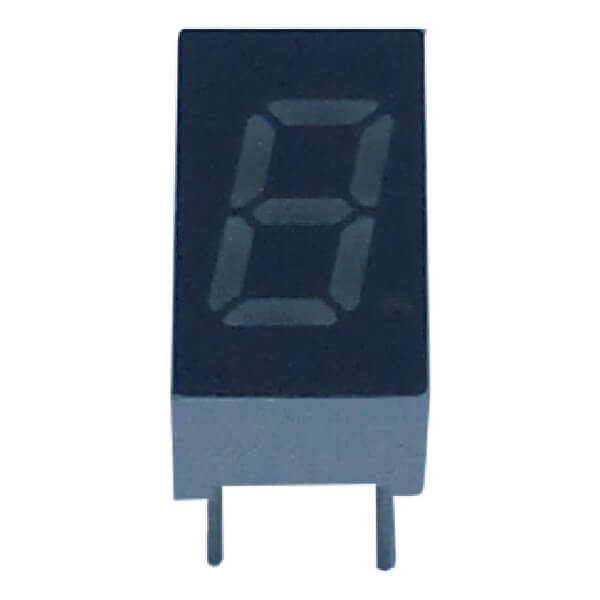 LED DISPLAY 7 SEGMENT 1DIGIT 8mm (+) RED THT (E1-1032-AUR-1)