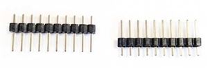 PIN HEADER 1x10 2.54mm 180° 12 mm MALE  - BYTE 01228  - DS1021-1X10SF11