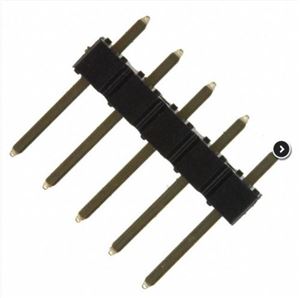 PIN HEADER 1x5 2.54mm 180° 12mm  MALE THT - BYTE 01301  - M20-9990546  