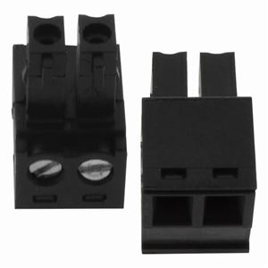 TERM 2P 3.81mm BLACK FEMALE  - BYTE 27205  - 15EDGK-3.81-02P-13-00AH