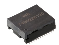 TRANSFORMER PULSE XFMR 1CT:1CT TX 1CT:1CT RX SMD (7490220120)