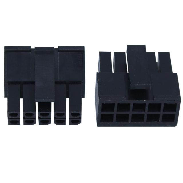 CONN 8P(2x4) 3.00mm MALE BLACK (L-KLS1-XM1-3.00-2X04-MH)