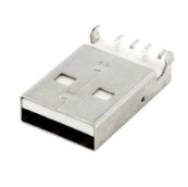 CONNECTOR USB A TYPE 4P WHITE R/A SMD (DS1098-WN0)