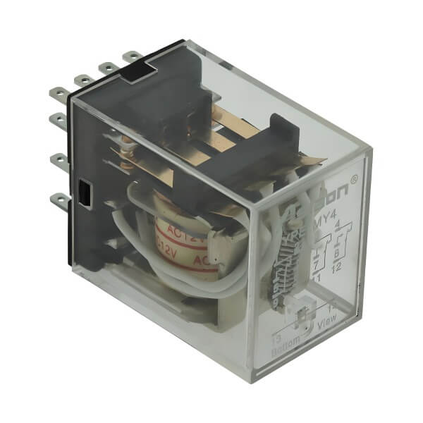 RELAY 3A 12VAC 4PNC (HC4) THT (MY4-12VAC-DRAGON)