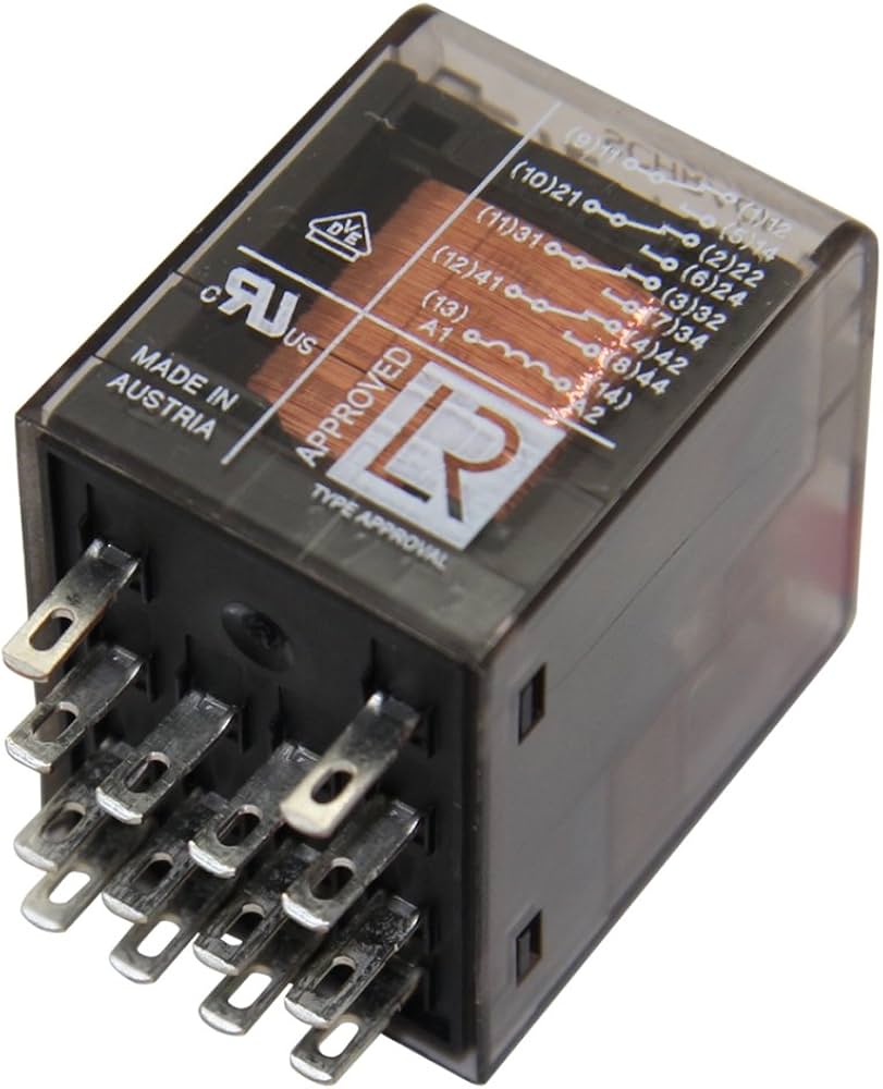 RELAY POWER 6A 24VDC PCB TYPE 14PIN PT570L24 THT (6-1415001-1)