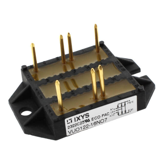 DIODE BRIDGE 130A 1200V 3PH ECO-PAC2 CHASSIS CHASSIS (VUE130-12NO7)