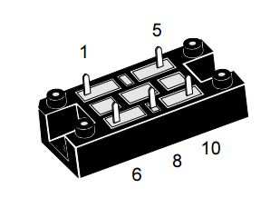 DIODE BRIDGE 30A 2000V 3PH IXYS CHASSIS (VUE30-20NO1)