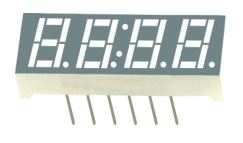 LED DSP ULTRA HI RED 7.00mm 4DIGIT (-) THT - BYTE 01432  - FYQ-2841AUHR-21