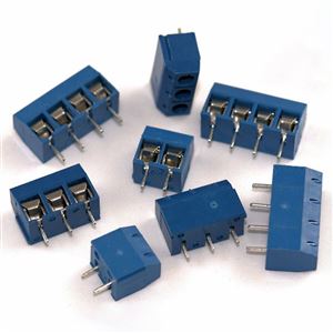 CONN 4PIN 2.54mm 180°MALE BLUE - BYTE 01447  - 281696-4