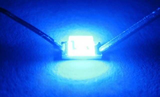 LED BLUE WATER CLEAR 0603 100-120mcd SMD  (GTG1608UBC)