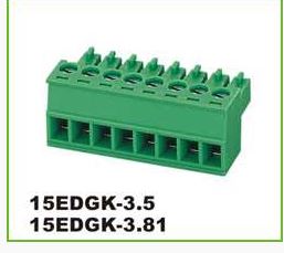 KLM 5PIN 3.50mm FEMALE THT - BYTE 01764  - 15EGTK-3.5-05P-14-00AH