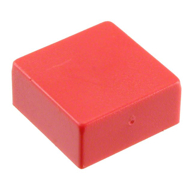 SWITCH  SQUARE RED TACTILE BUTTON THT (714306050)