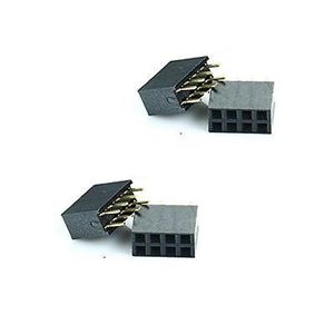 CONN HEADER 8P 2X4 2.54MM FEMALE THT - BYTE 01807  - L-KLS1-208-2-08-S