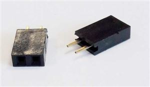 HEADER 2P 1x2 2.54MM FEMALE THT - BYTE 01809  - DS1023-1X2S21