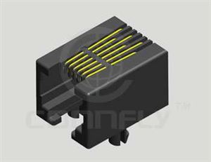 CONN 6P6C TH MODULAR JACK (R11,RJ12,RJ14,RJ25) THT - BYTE 01912  - DS1133-03-S60BX