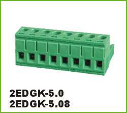 TERM 6P 5.08MM GREEN FEMALE THT (NO NAME / 2EDGK-5.08-06P)