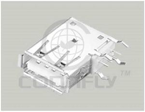 USB CONN A R/A TYPE 90° THT  - BYTE 01999  - DS1095-01-WNRO / 73725-0110BLF